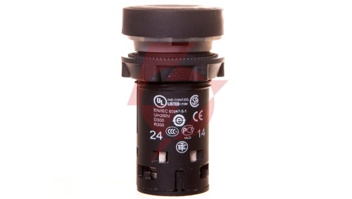 Przycisk z samoczynnym powrotem czarny 2NO XB7NA23 XB7NA23