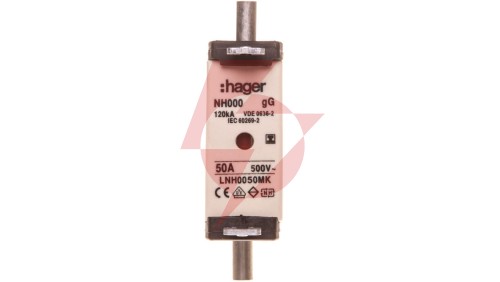Wkładka bezpiecznikowa NH000 50A gG 500V WT-000 LNH0050MK