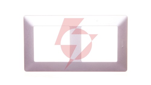 VALENA LIFE Ramka podwójna aluminium 754132