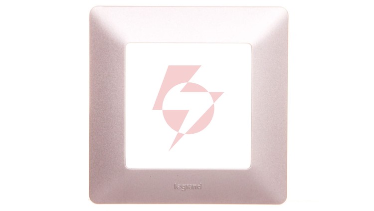 VALENA LIFE Ramka pojedyncza aluminium 754131