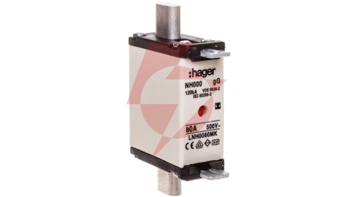 Wkładka bezpiecznikowa NH000 80A gG 500V WT-000 LNH0080MK