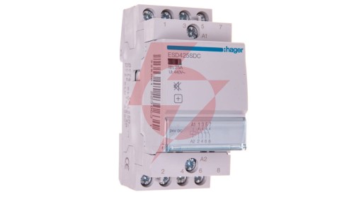 Stycznik modułowy cichy 25A 4Z 24V DC ESD425SDC