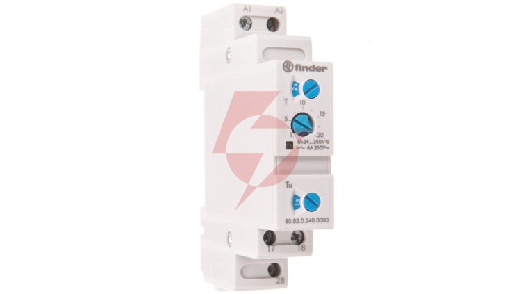 Przekaźnik czasowy 2Z 6A 24-240V AC/DC 250V jednofunkcyjny SD gwiazda-trójkąt 80.82.0.240.0000