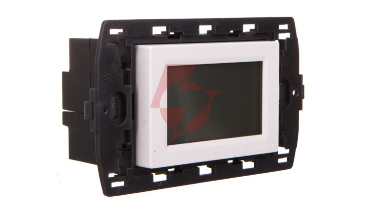 Termostat elektroniczny biały do zabudowy, programowany tygodniowo 1C.51.9.003.0007