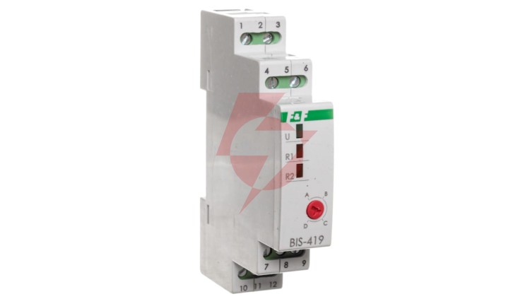 Przekaźnik bistabilny 2P 16A separowany 230VAC/DC 230VAC 4-funkcyjny BIS-419