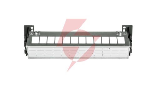 Złącze modułowe 12xRJ45 Keystone na szynę FZ12MK