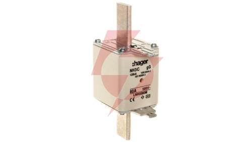 Wkładka bezpiecznika NH3C 80A 500V gG LNH3080M