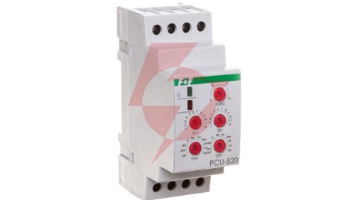 Przekaźnik czasowy 2P 8A 0,1sek-576h 12-264V AC/DC wielofunkcyjny PCU-520UNI