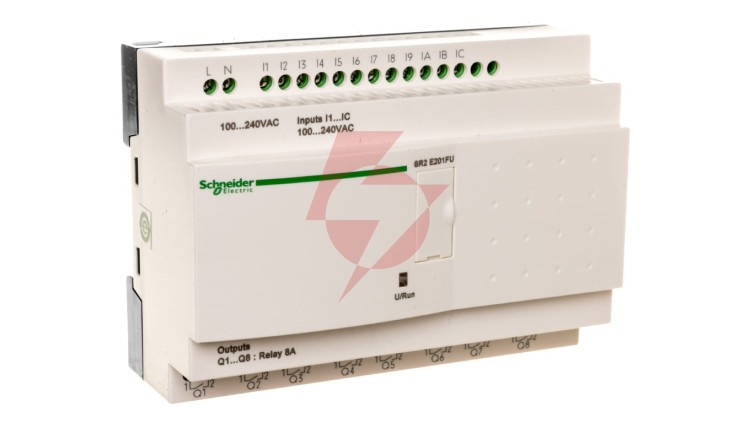 Sterownik programowalny 12 wejść 8 wyjść 100-240V AC RTC/LCD Zelio SR2E201FU