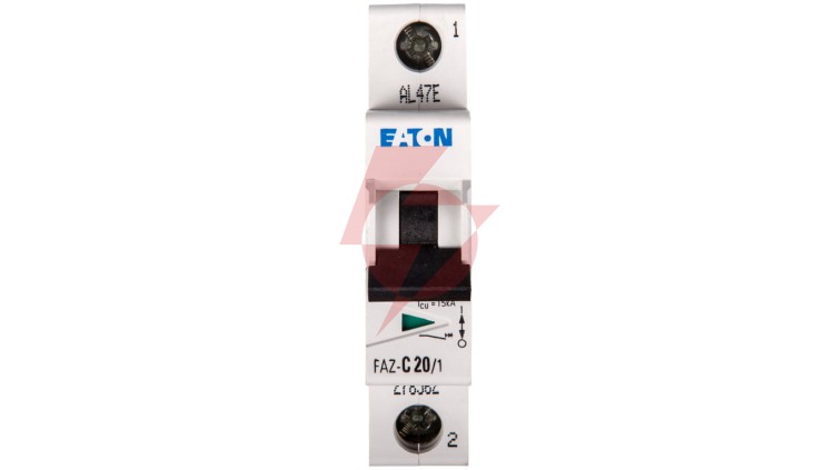 Wyłącznik nadprądowy 1P C 20A 15kA AC FAZ C20/1 278562