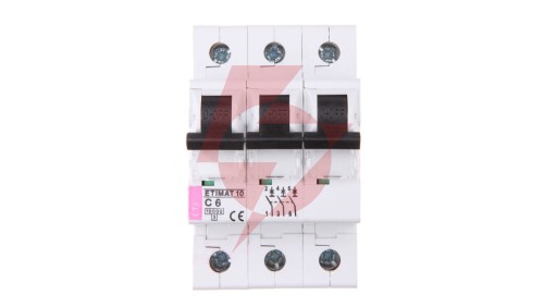 Wyłącznik nadprądowy 3P C 6A 10kA AC ETIMAT10 002135712