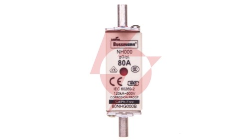 Wkładka bezpiecznikowa NH000 80A gL/gG 500V 80NHG000B