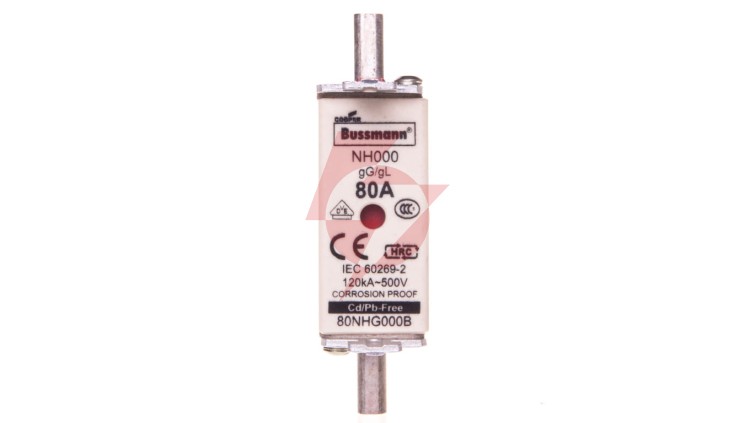 Wkładka bezpiecznikowa NH000 80A gL/gG 500V 80NHG000B