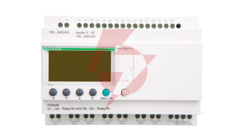 Sterownik programowalny 16 wejść 10 wyjść 100-240V AC RTC/LCD Zelio SR3B261FU