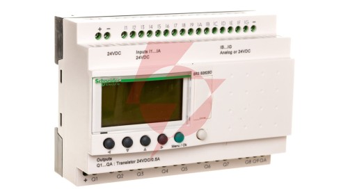 Sterownik programowalny 16wej 10wyj 24V DC RTC/LCD Zelio SR3B262BD