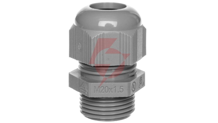 Dławnica kablowa poliamidowa M20 IP68 HELUTOP HT-M20 ciemnoszara 93925