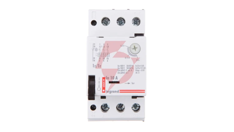 Wyłącznik silnikowy 3P 4kW 6,3-10A M 250 1R/1Z 10 606829