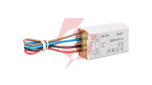 Zasilacz LED natynkowy 14V DC 8W ZNN-08-14 LDX10000023