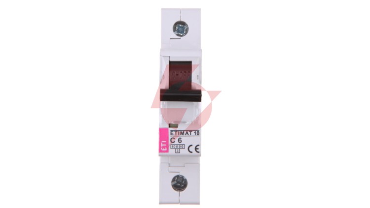 Wyłącznik nadprądowy 1P C 6A 10kA AC ETIMAT10 002131712