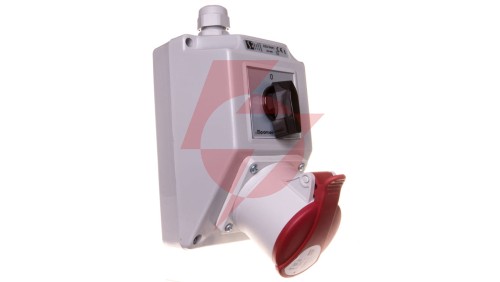 Zestaw instalacyjny z gniazdem 32A 5P (0-1) ZI02R441