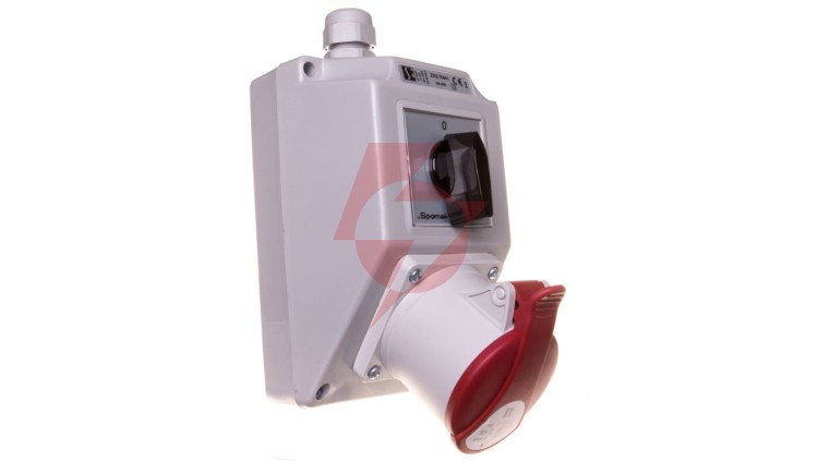 Zestaw instalacyjny z gniazdem 32A 5P (0-1) ZI02R441