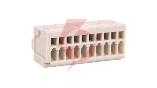 Gniazdo MCS-MICRO 10-biegunowe jasnoszare raster 2,5mm 733-110