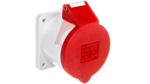 Gniazdo tablicowe proste 32A 5p 400V 6h IP44 1333