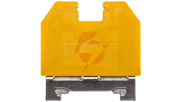 Złączka szynowa gwintowa ochronna 6mm2 zielono-żółta VS 6 PE 003901497