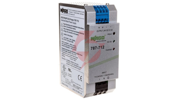Zasilacz ECO 24V DC 2,5A impulsowany po stronie pierwotnej 787-712 EPSITRON