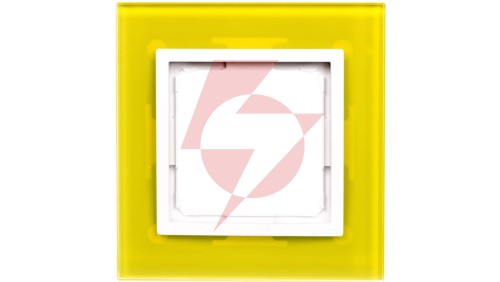 Simon 54 Nature Ramka pojedyncza szkło LIMONKOWY SORBET DRN1/90