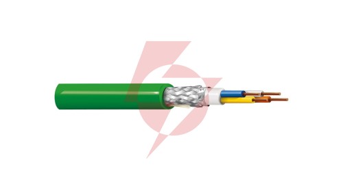 Kabel PROFINET 4x22AWG kat.5e PVC drut zielony BL-70006E.01B100 /100m/