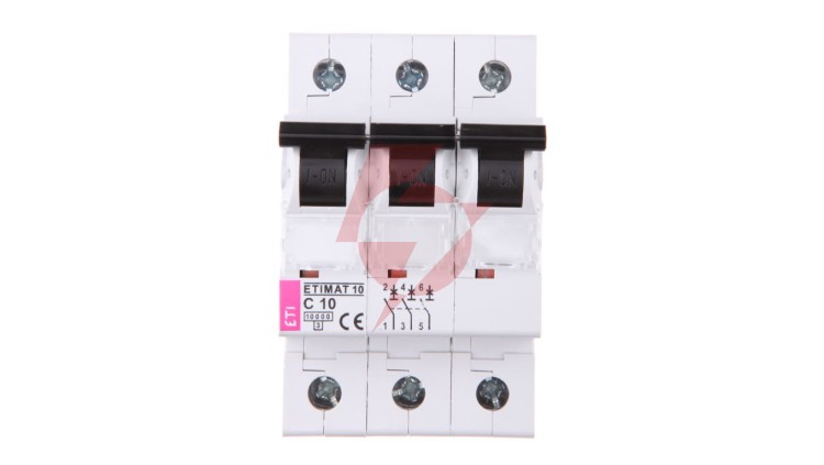 Wyłącznik nadprądowy 3P C 10A 10kA AC ETIMAT10 002135714
