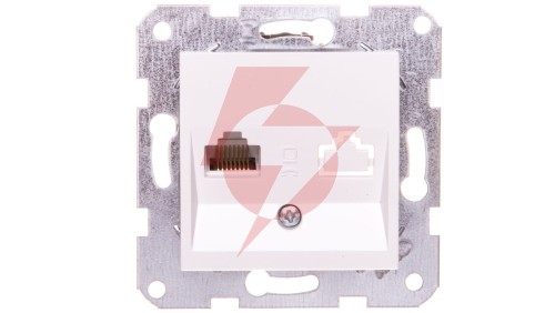 Karre Gniazdo Komputerowe 1xrj45 Kat. 5e, Kolor Biały / 90963632