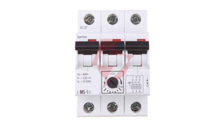 Wyłącznik silnikowy 3P 0,25kW 0,63-1A Z-MS-1,0/3 248406
