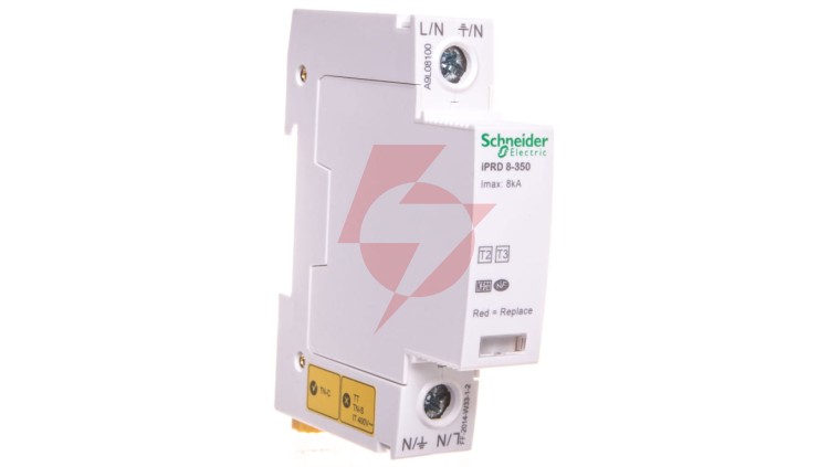 Ogranicznik przepięć Typ T2+T3 1P 8kA 1kV 350V iPRD-8-8kA-350V-1P A9L08100