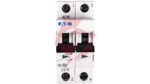 Wyłącznik nadprądowy 2P C 2A 15kA AC FAZ C2/2 278748