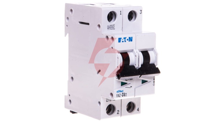 Wyłącznik nadprądowy 2P C 4A 15kA AC FAZ C4/2 278752