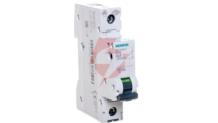 Wyłącznik nadprądowy 1P C 0,5A 6kA AC SENTRON 5SL6105-7
