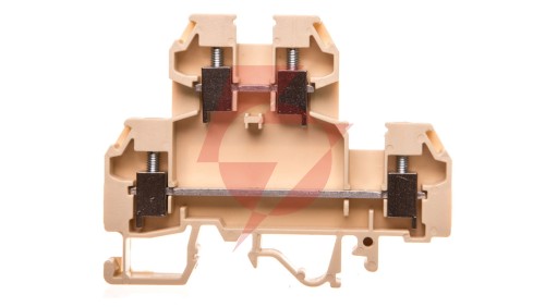 Złączka szynowa gwintowa 2-piętrowa 4mm2 beżowa VS 4 NA 003901277