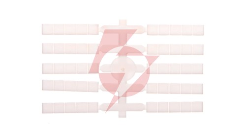 Oznacznik elastyczny do złączek szynowych EO3 /bez nadruku/ 20x10szt. 003901750