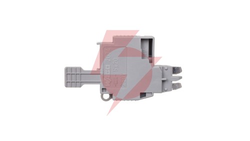 Wtyk bezpiecznikowy z uchwytem 5x20 6,3A 250V szary TOBJOBS 2004-911