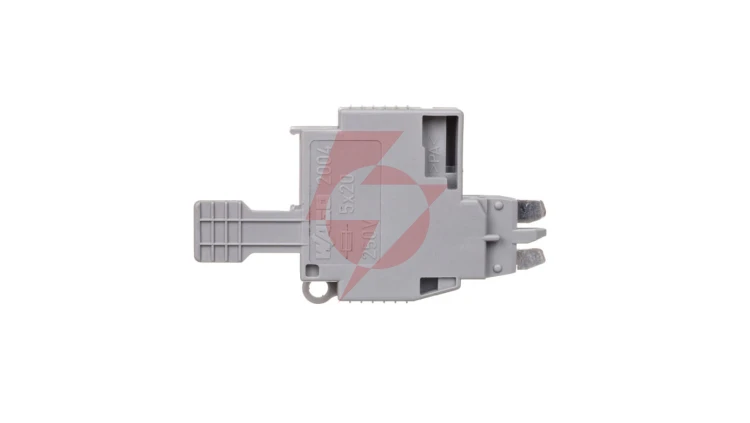 Wtyk bezpiecznikowy z uchwytem 5x20 6,3A 250V szary TOBJOBS 2004-911