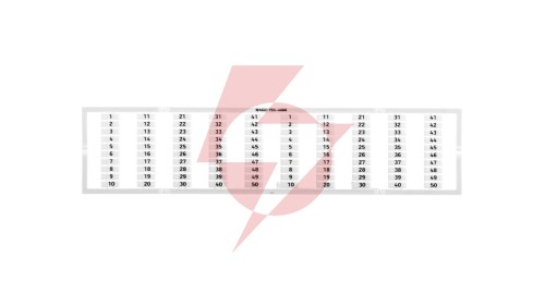 Oznaczniki WMB 2x 1-50 793-4666 /5szt./