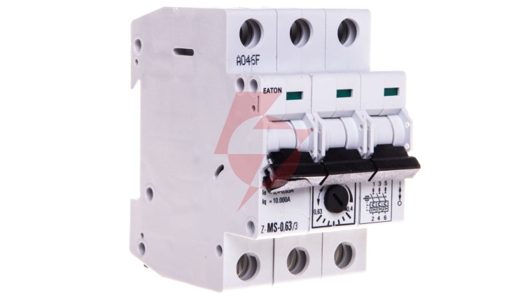 Wyłącznik silnikowy 3P 0,18kW 0,4-0,63A Z-MS-0,63/3 248405