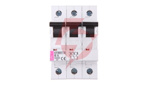 Wyłącznik nadprądowy 3P B 6A 10kA AC ETIMAT10 002125712