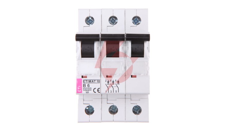 Wyłącznik nadprądowy 3P B 6A 10kA AC ETIMAT10 002125712