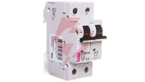 Wyłącznik nadprądowy 2P C 4A 10kA AC ETIMAT10 002133710