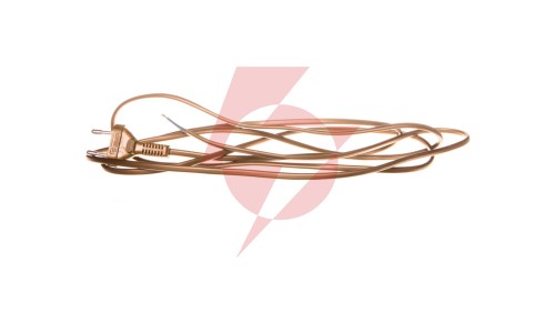 Przewód przyłączeniowy bez wyłącznika 250cm złoty SP-250/2X0,75/-ZLO YNS10000457