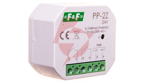 Przekaźnik elektromagnetyczny 2Z 16A 7-30V AC/9-40V DC PP-2Z-24V
