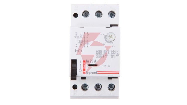 Wyłącznik silnikowy 3P 9kW 14-20A M 250 1R/1Z 20 606831
